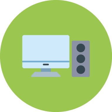 bilgisayar simgesi vektör illüstrasyonu