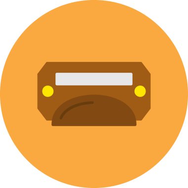 Modern b 'nin vektör illüstrasyonunda makinenin eksik simgesi