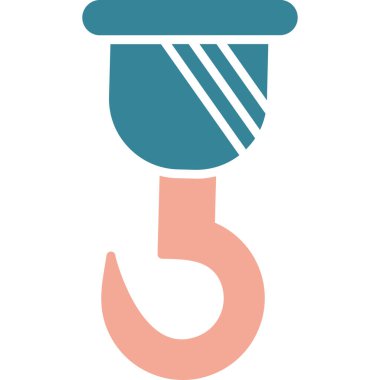 Tek bir simgenin vektör illüstrasyonu.