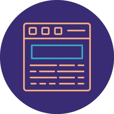 seo modern simgesinin vektör illüstrasyonu