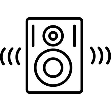 hoparlör vektör illüstrasyonu