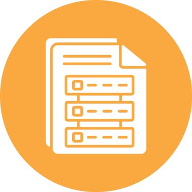 belge simgesi vektör illüstrasyonu