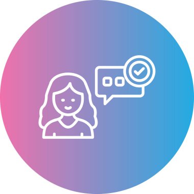 İnsan simgesinin vektör illüstrasyonu