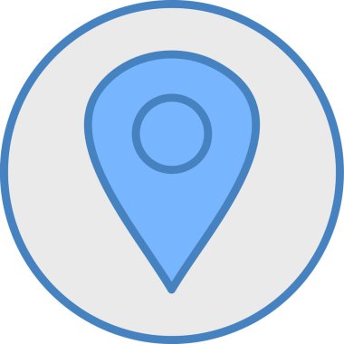 konum haritası simgesi simgesi