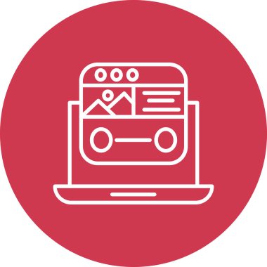 Modern b 'nin vektör illüstrasyonu eksik simgesi