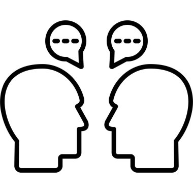 insanlar simge vektör illüstrasyonu