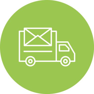 Mektup. Web simgesi basit illüstrasyon