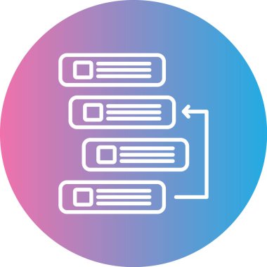 seo modern simgesinin vektör illüstrasyonu