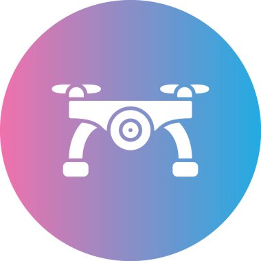 Drone simgesinin vektör illüstrasyonu