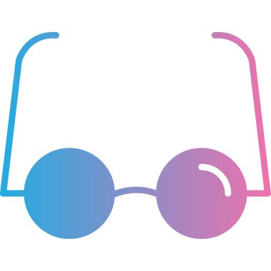 gözlük simgesi vektör illüstrasyonu