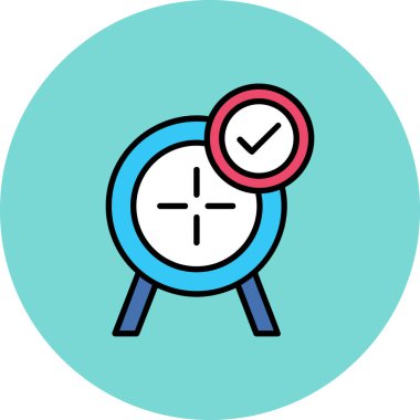 Pusula. Web simgesi basit illüstrasyon