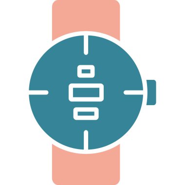 İzle. Web simgesi basit illüstrasyon