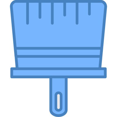 kürek simgesi vektör illüstrasyonu