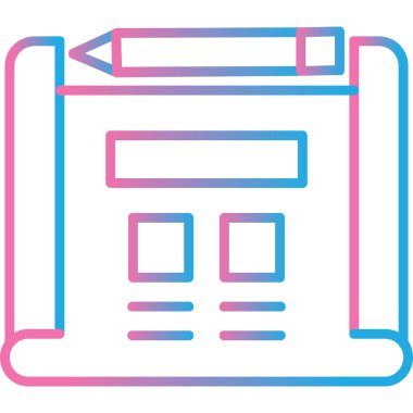 Web simgesi vektör illüstrasyonu