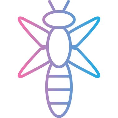 böcek simge vektör çizim