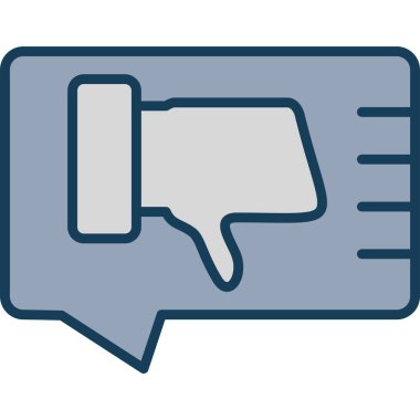 kabarcık sohbet ileti simgesi Doldurulmuş dış hat biçimi