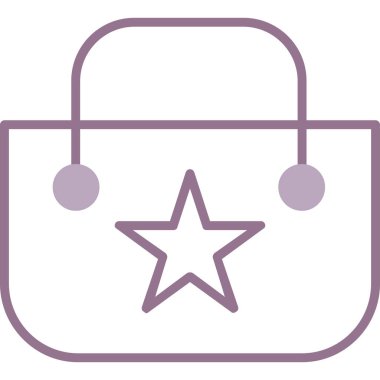 çanta çanta çanta simgesi düz biçimli