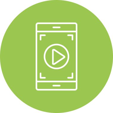 Vektör Mobil simge illüstrasyonu