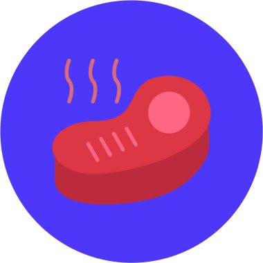 Sosis. Web simgesi basit illüstrasyon