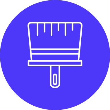 Mavi bir simgenin vektör illüstrasyonu