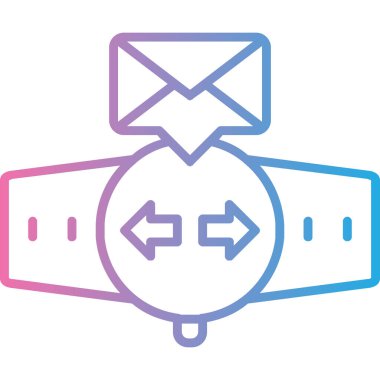 e- posta simgesi vektör illüstrasyonu