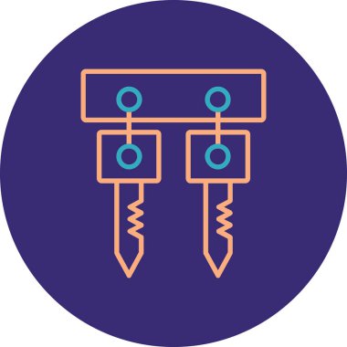 Seo simgesinin vektör illüstrasyonu