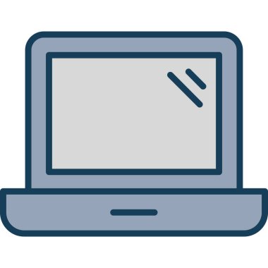 Bilgisayar. Web simgesi basit illüstrasyon