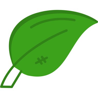 Yaprak düzlüğü simgesi, vektör illüstrasyonu