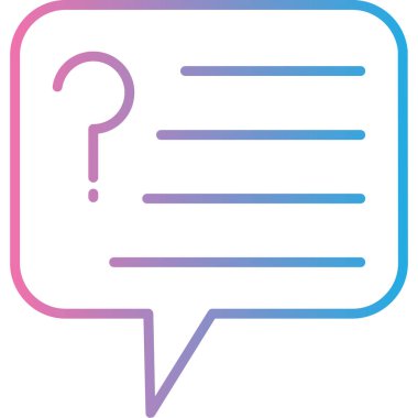 Konuş. Web simgesi basit illüstrasyon