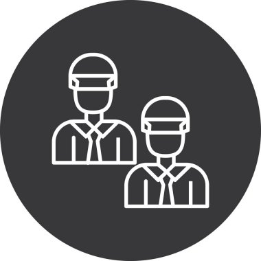 İnsan simgesinin vektör illüstrasyonu