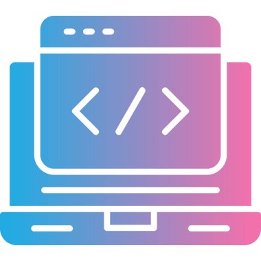 Web simgesi vektör illüstrasyonu