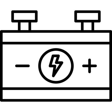 Pil. Web simgesi basit tasarım