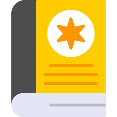 favori kitap eğitimi vektör simgesi