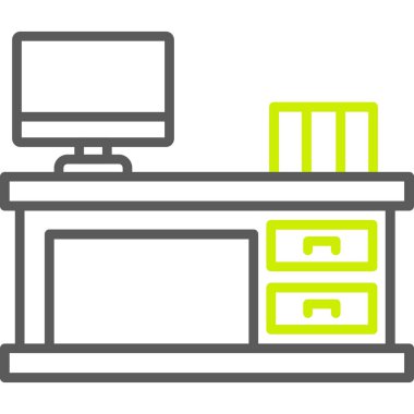 bilgisayar izleyici vektör simgesi