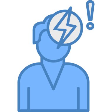 Adamım. Web simgesi basit illüstrasyon