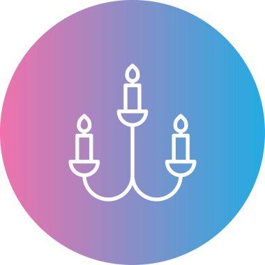 Mum simgesinin vektör illüstrasyonu