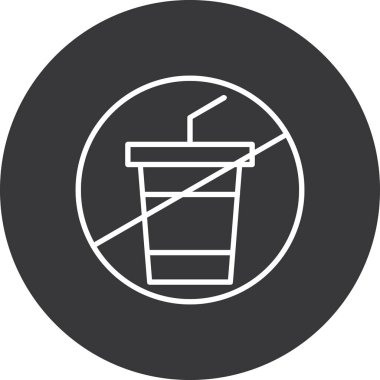 Modern b 'nin vektör illüstrasyonu kahve için eksik simge