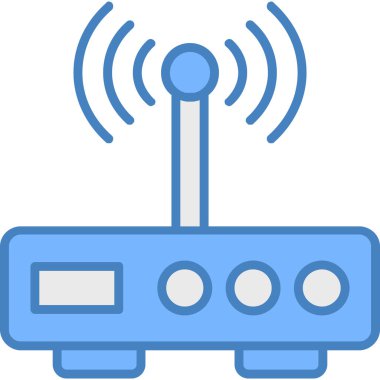 Radyo. Web simgesi basit illüstrasyon