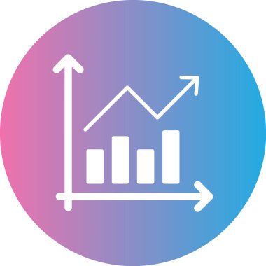 İş ve finans simgesinin vektör illüstrasyonu