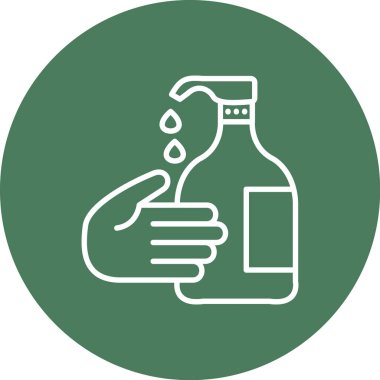 Bir şişenin vektör illüstrasyonu