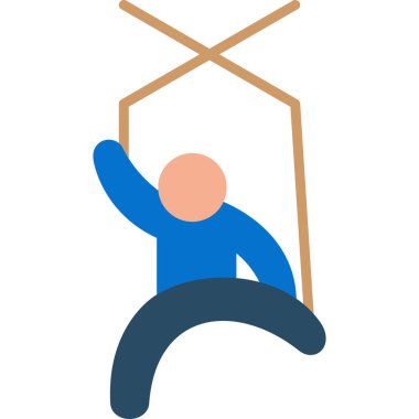 swing modern ikon vektör illüstrasyonu