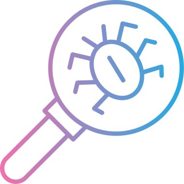 arama web simgesi basit illüstrasyon