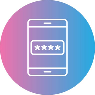 Moda biçimi izole edilmiş arkaplanda giriş simgesi