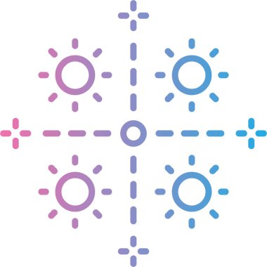 seo modern simgesinin vektör illüstrasyonu