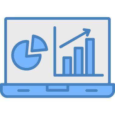 grafik vektörü düz renk simgesi