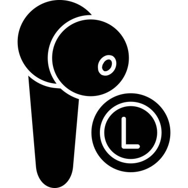 Modern b 'nin vektör illüstrasyonunda müziğin eksik simgesi