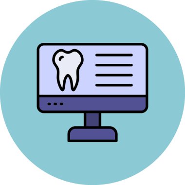 Modern simgenin vektör illüstrasyonu