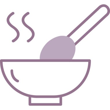 Mutfak pişirme ikonu düz stil