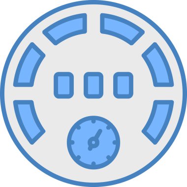 Filedoutline tarzında kumarhane çipi simgesi