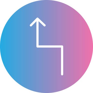 Ok. Web simgesi basit illüstrasyon